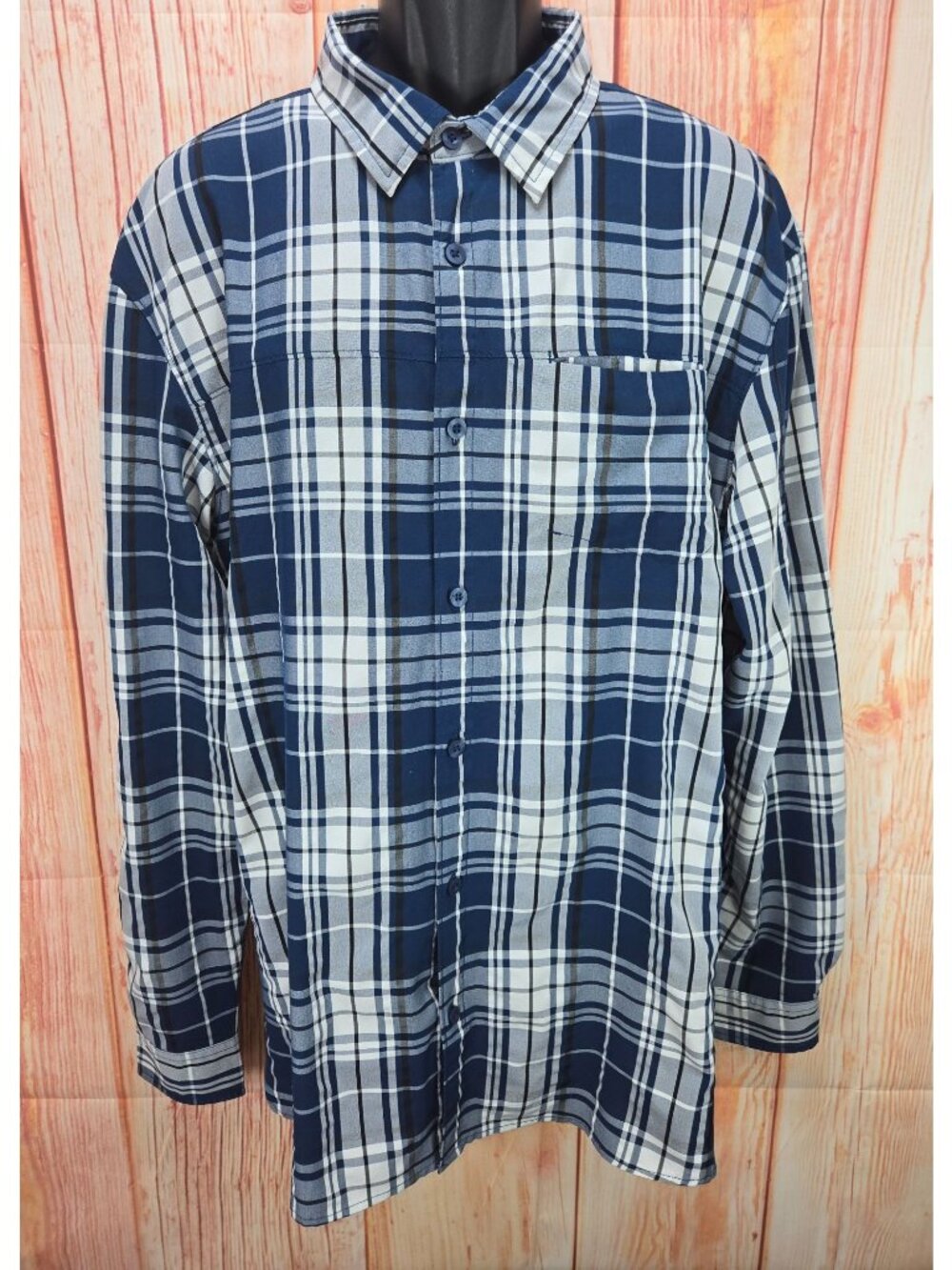 Great Northwest Blue Plaid Performance Shirt XXL